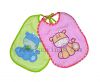 Cute baby bib embroidered (SU-B028)