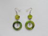 Sell Jewelry factory wholesale sales+Natural green shell earrings