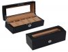 Sell high gloss black finish wooden watch box