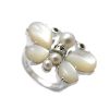 wholesale 925 sterling silver butterfly pearl rings