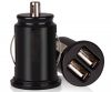 Mini 1A/2.1A 12-24V Dual USB Car Charger Designed For Apple Samsung An