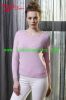 sell 100% cashmere fashion pullover sweater for lady