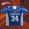 Sell Customized 100% Polyester Mesh Wicking Material American Football Jers