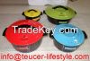 4pcs Set of Ceramic Cooking Casserol Heat-resistant Dutch Oven