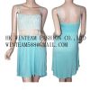 Garments Buyer For Smocked Back Spaghetti Strape Crochet DressWT130116