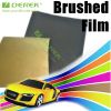 Brush Car Wrapping Vinyl Film, Brush Gold Auto Body Wrap Sticker