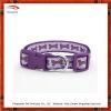 Classic peace sign printed nylon dog collar