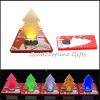 Sell idea led christmas tree card light decor promotion gift souvenir