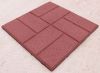 double brick rubber mat