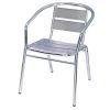 Garden aluminum cheap metal chairs