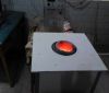 Auto Push out type induction gold melting furnace