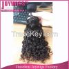 100% unprocessed brazilian virgin hair brazilian curl natural color