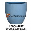 Blue Sante Poly Decor Pot