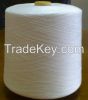 100% polyester spun yarn raw white