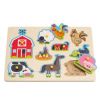 Wooden Animals Peg Puzzle