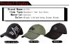 ALPHA Baseball Hat Sun Hats Golf sports cotton Cap Black Green Caps