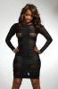 2014 New fashion bandage dress, black Long Sleeve Sexy party bodycon dr