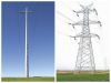 transmission line steel pole , steel tower pole , Utility pole