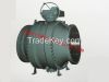 Cast trunnion ball valve