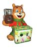 coin operated Candy Bear hammer hit the rat whac-A-mole game machine