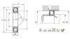 Angular contact ball bearing 70000C series