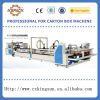 automatic corrugated carton box folder gluer machine