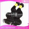 Natural Color Grade 5A Body Wave Peruvian Human Hair Piece