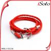 wholesale latest accessories fashion jewelry 2014 leather wrap bracele