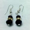 Black Stud Earrings