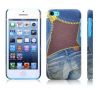 Fashion Jeans water printing PC mobile phone cases for iphone 5C