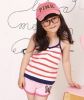 Baby girl's stripe tank top kids summer clothing