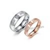 316L Stainless Steel Rings crystal Couple Rings Wedding Rings gifts