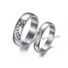 Fashion 316L Stainless Steel Wedding Rings, Engagement Ring Jewelry Gifts