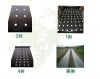 PE Agriculture Black Plastic Mulch Film With Holes