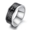 Cheap Black Stainless Steel Mens Wedding bands
