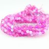 Wholesale Imitated Opal Fuchia Glass Beads Round for Jewelry Making4 6 8 10 12mm