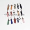 Hexagonal Double Point Pendant Natural Semi Precious Stone PE0013