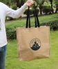 jute large capacity shoulder tote bag for shopping