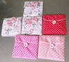 Stock Cotton Fabric Sanitary Napkins Holder Wallet Bag Coin Purse