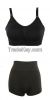 Good quality sport underwear set / seamless and wireless bra and panty