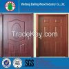 HDF/MDF melamine molded door skins for interior doors