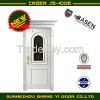 arch primed white wooden door