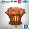 Himalayan Salt Rosewood Cradle Basket Salt Lamp