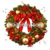 Christmas pine wreath