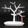 Plastic Bird Tree Jewelry Bracelet Ring Earring Necklace Display Stand Rack Jewellery Holder