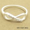 Sterling Silver Women Finger Ring 8 Shape Setting AAA Cubic Ziconia Fast Delivery