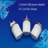 2 socket USB power adaptor