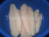 frozen Pangasius fillet, untrimmed