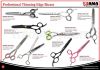 Professional Thinning Edge Shears