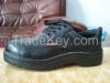 Black Suede Leather Safety Shoes